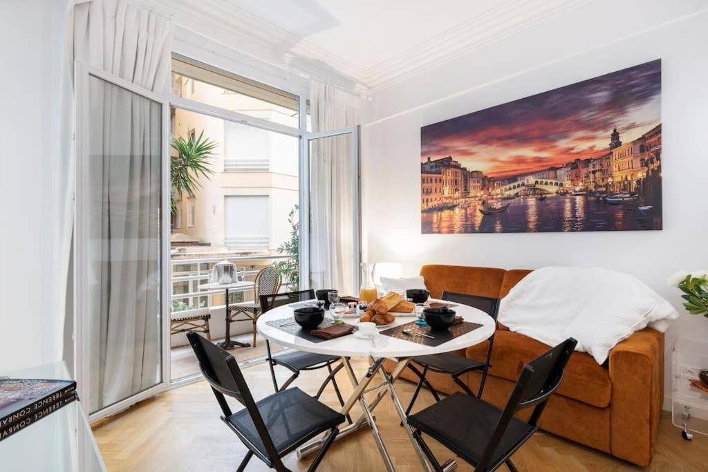 Apartamento Promenade, 2Pieces Chic Et Clim Avec Terrasse Niza Exterior foto