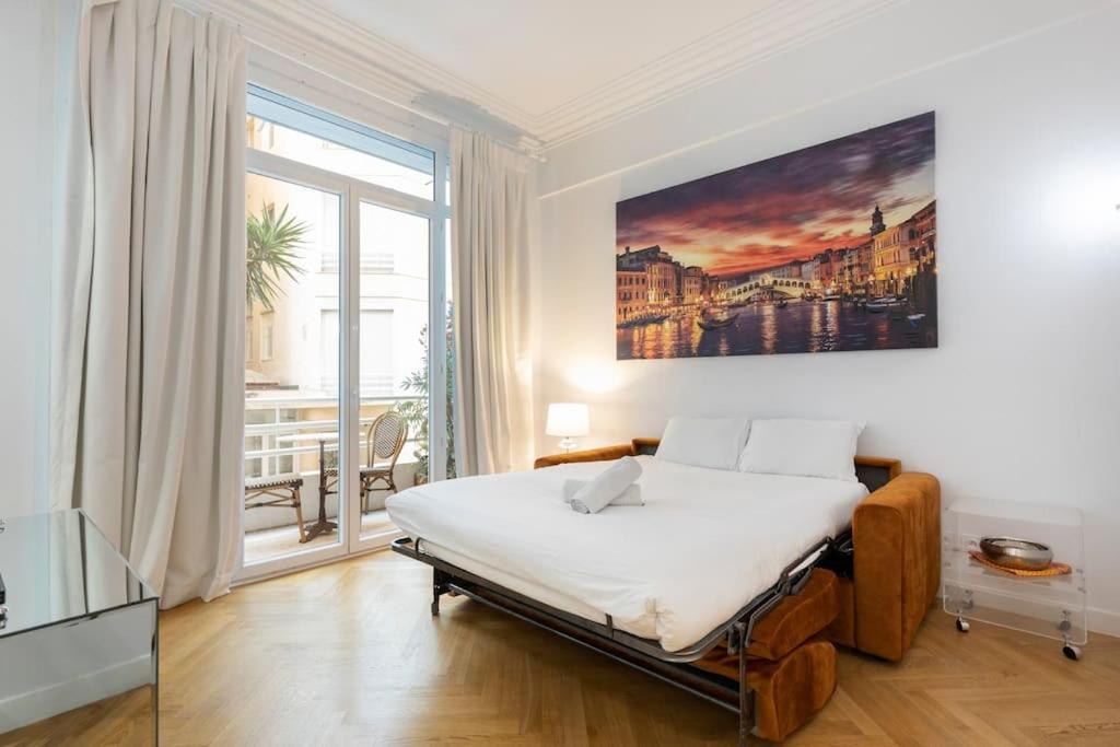 Apartamento Promenade, 2Pieces Chic Et Clim Avec Terrasse Niza Exterior foto